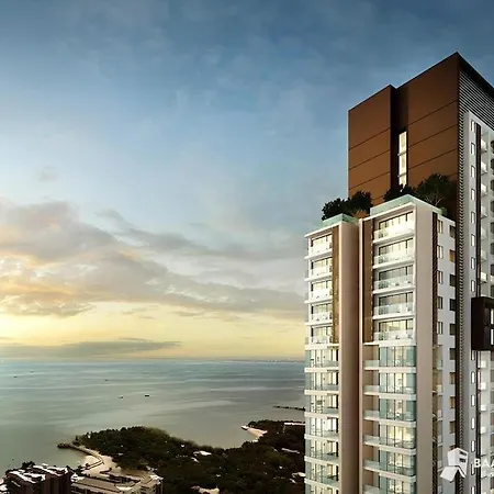 Sea View Spacious Condo Near Walking Street Pattaya Exterior photo